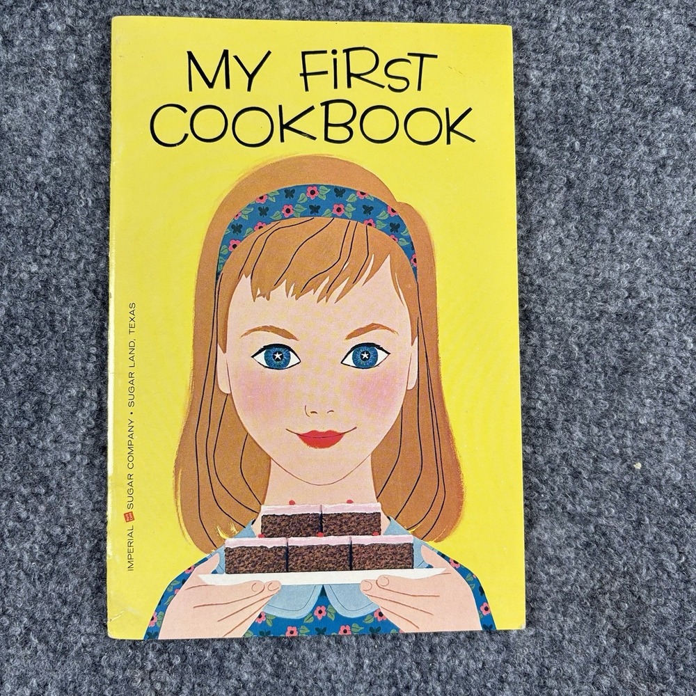 Vintage 1959 My First Cookbook Imperial Sugar Company Kids Recipes Advertising